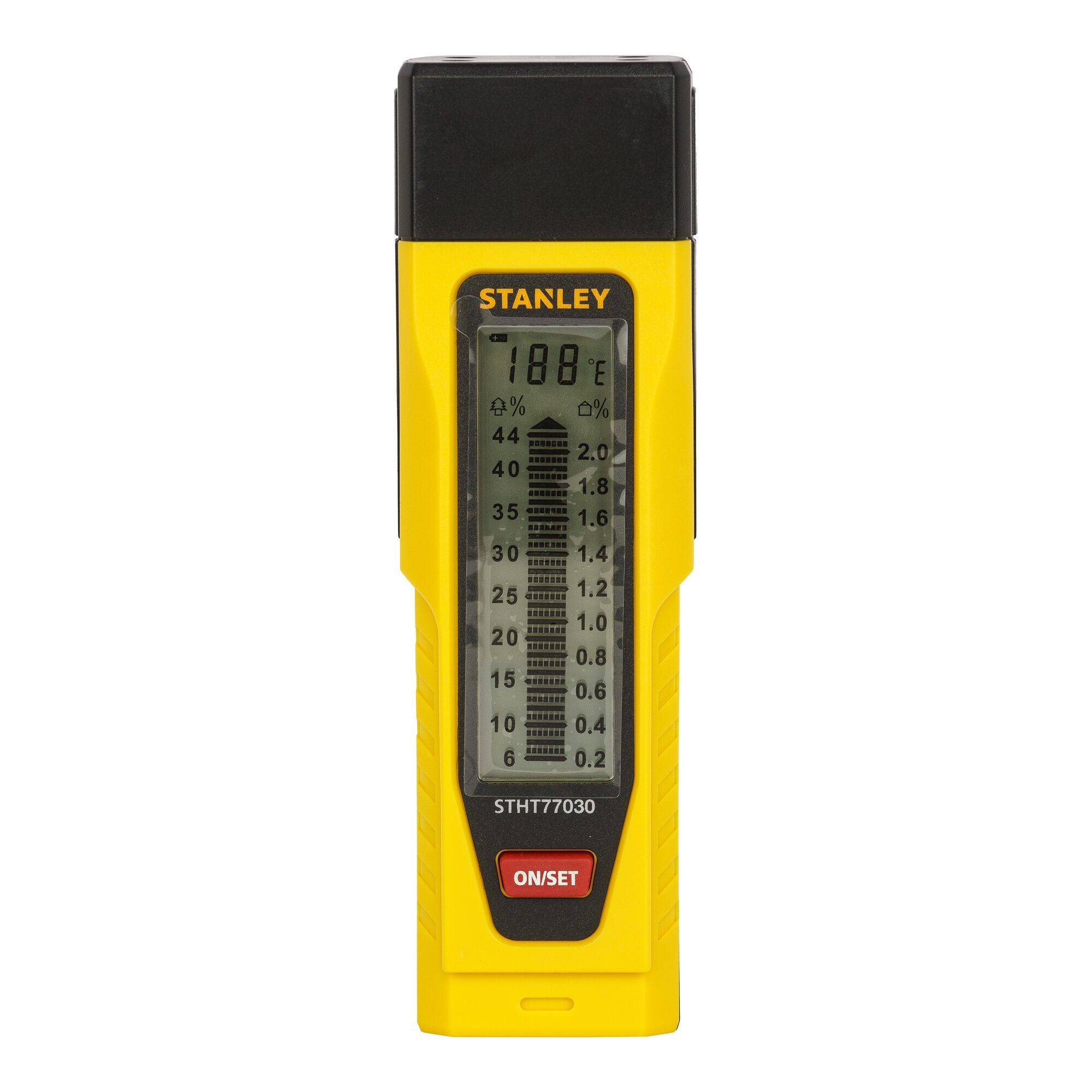 STANLEY Materialfeuchtemessgerät Messbereich Holzfeuchtigkeit (Bereich) 6 bis 44 %