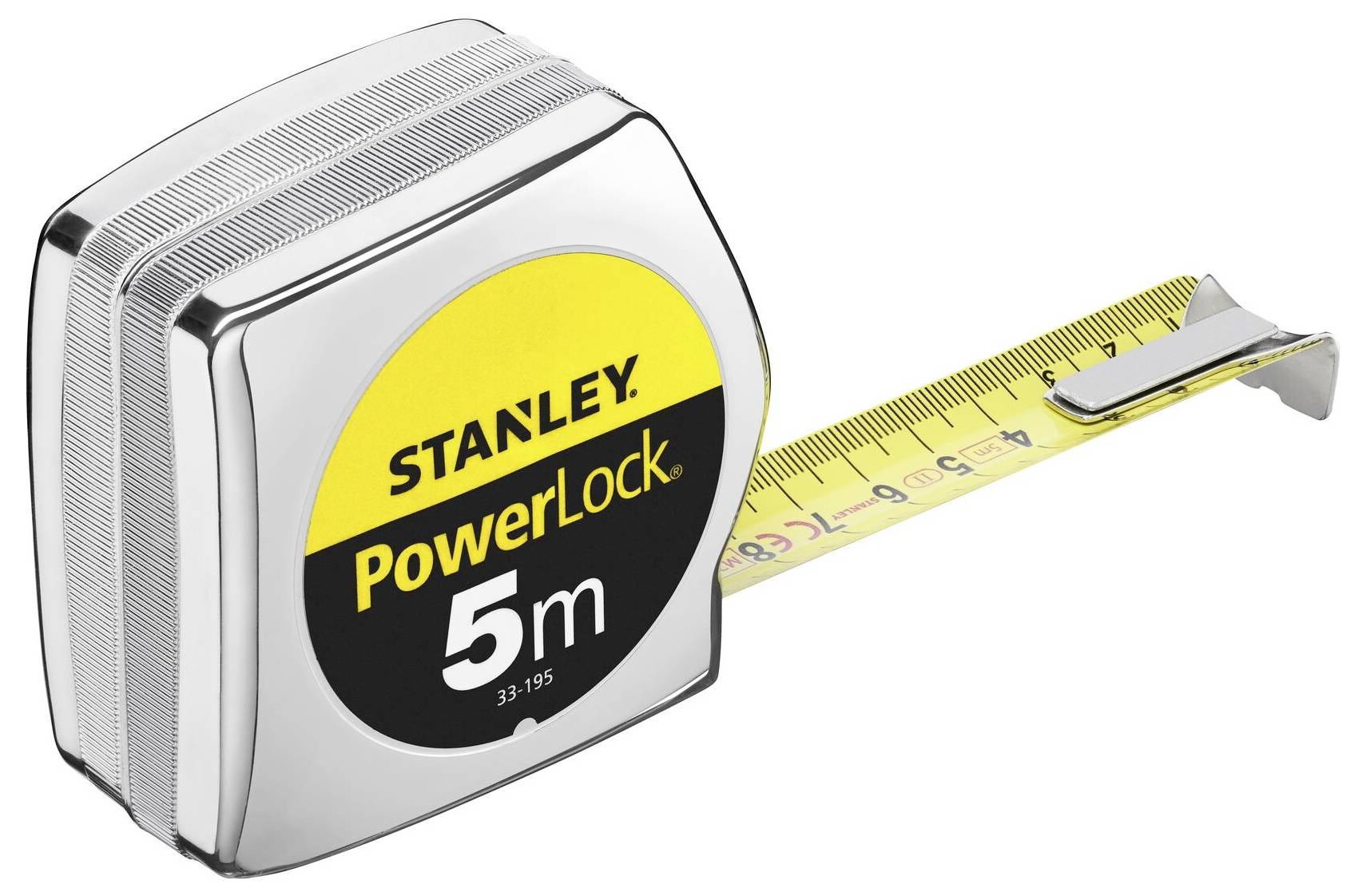 Taschenrollbandmaß PowerLock® L.5m B.25mm mm/cm EG II Ku.Automatic lose