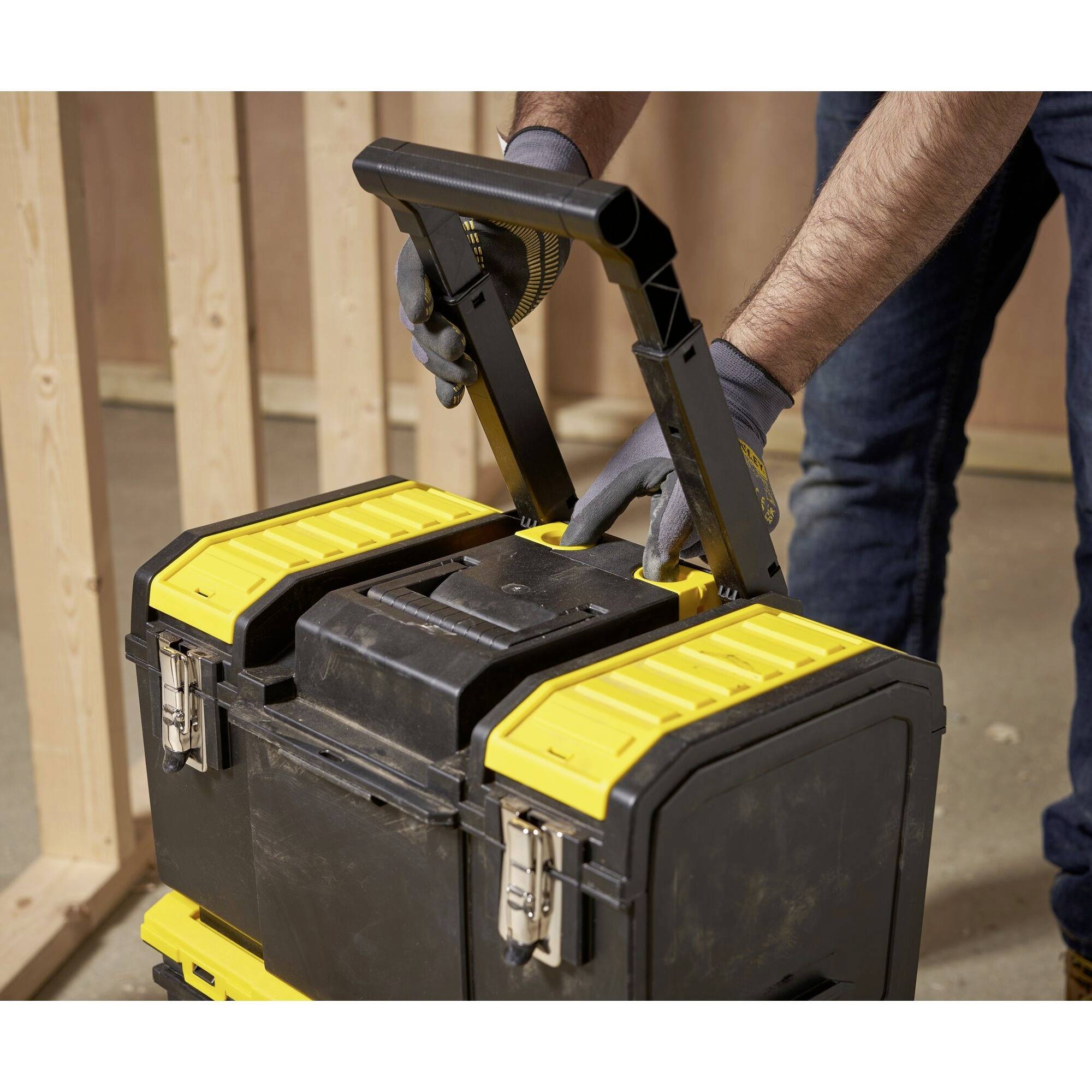 STANLEY 1-70-326 Werkzeugbox Kunststoff Schwarz, Gelb