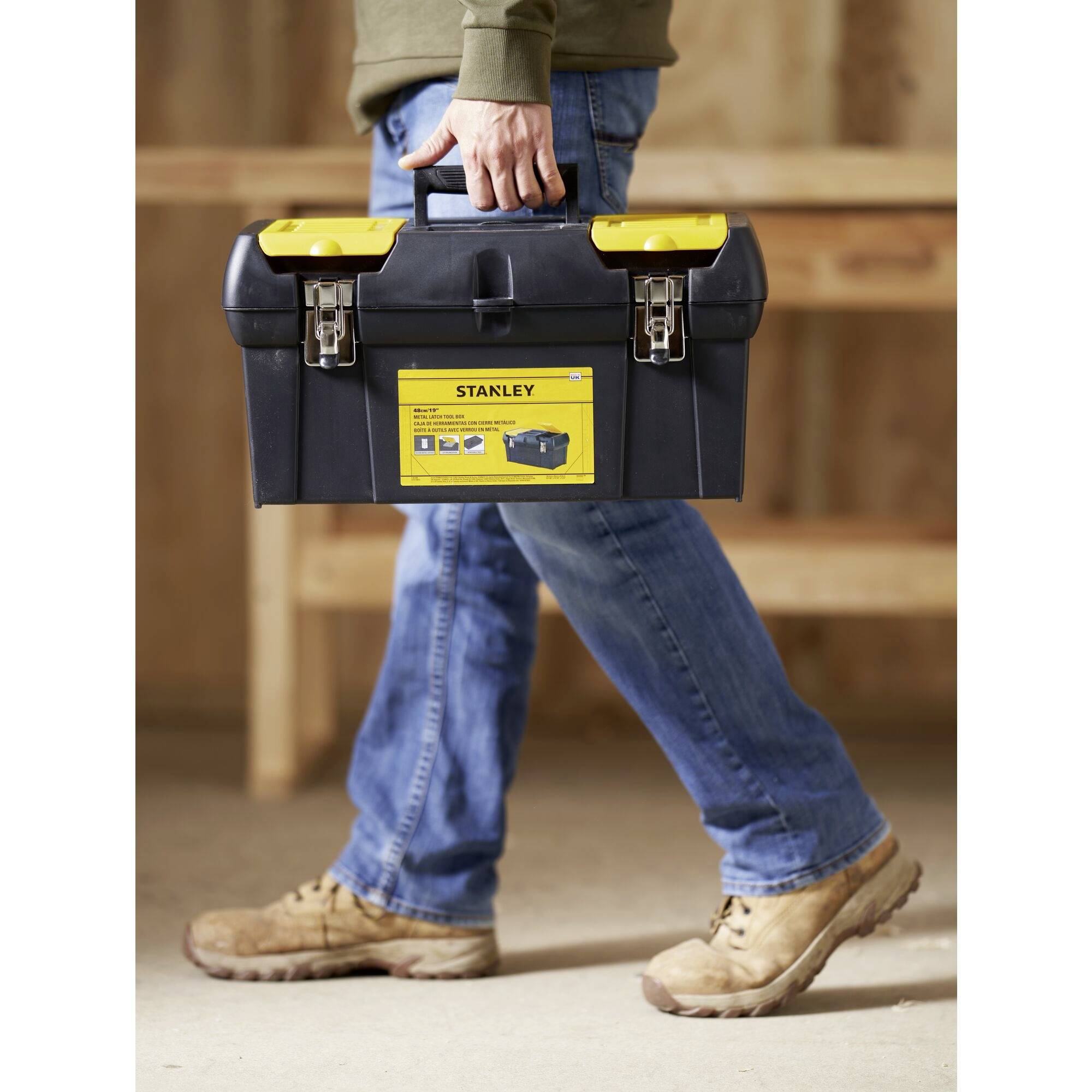 STANLEY 1-92-066 Werkzeugbox Schwarz, Gelb