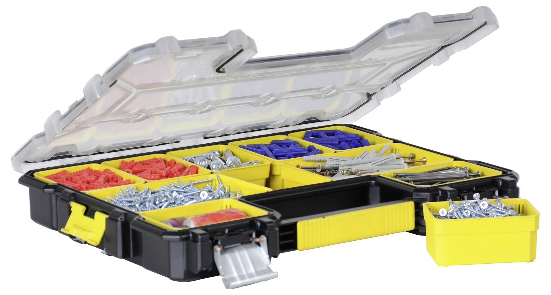 STANLEY Sortimentskoffer (L x B x H) 44.6 x 7.5 x 35.7 cm Anzahl Fächer: 10 Inhalt 1 St.