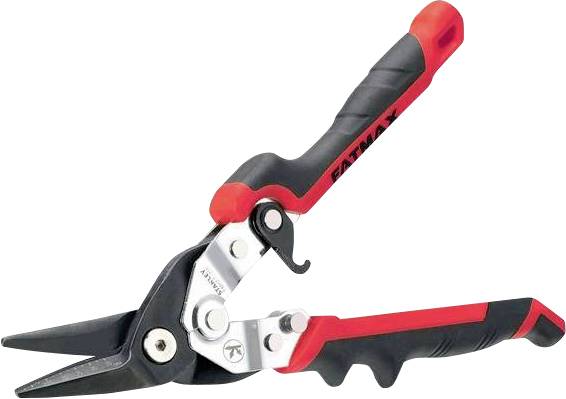 Blechschere FATMAX® ERGO FMHT73755-0 Farbe rot/schwarz Ausführung linksschneidend Gesamtlänge 250 mm Schneidenlänge 35 m