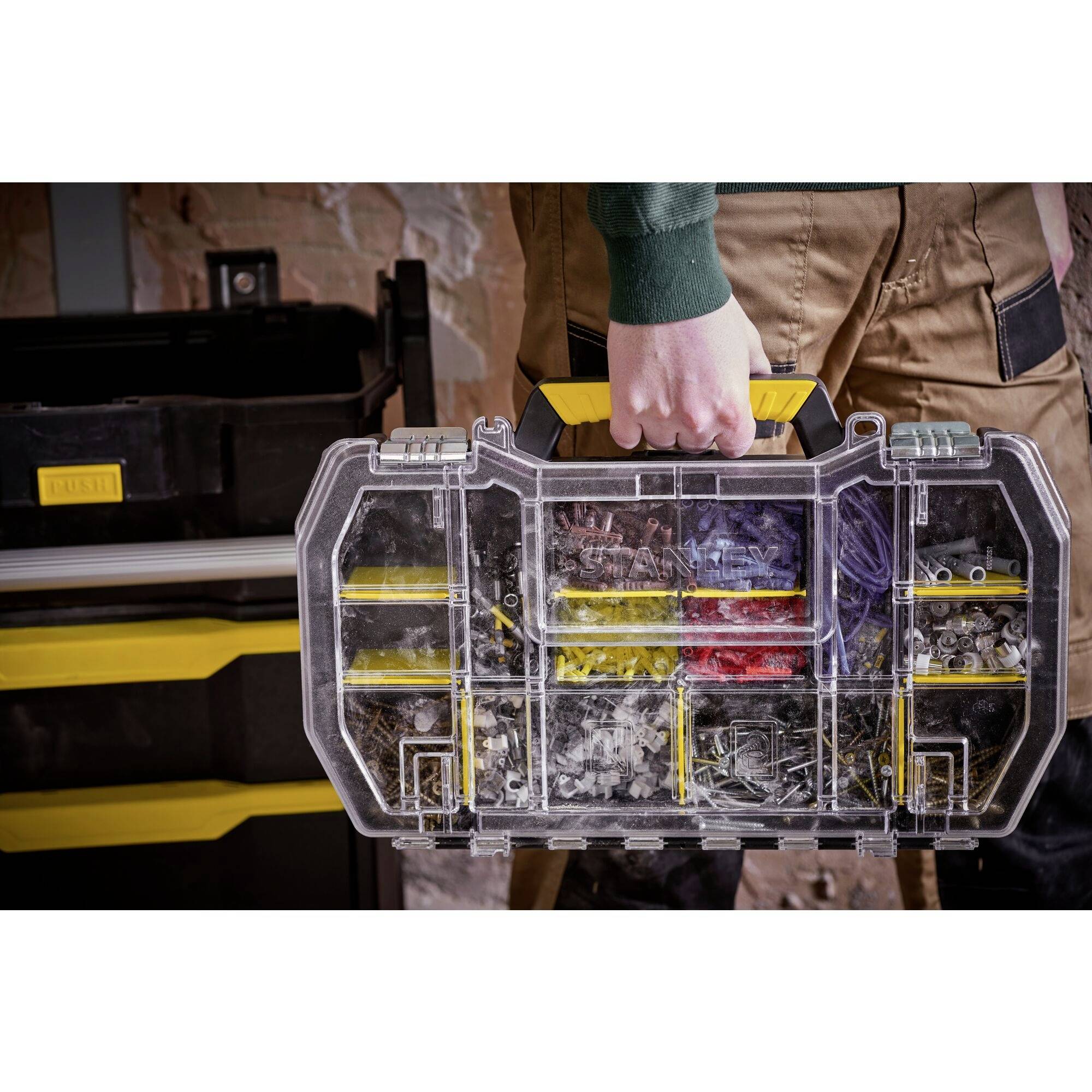 STANLEY STST1-79231 Werkzeugkasten unbestückt Kunststoff Schwarz, Gelb