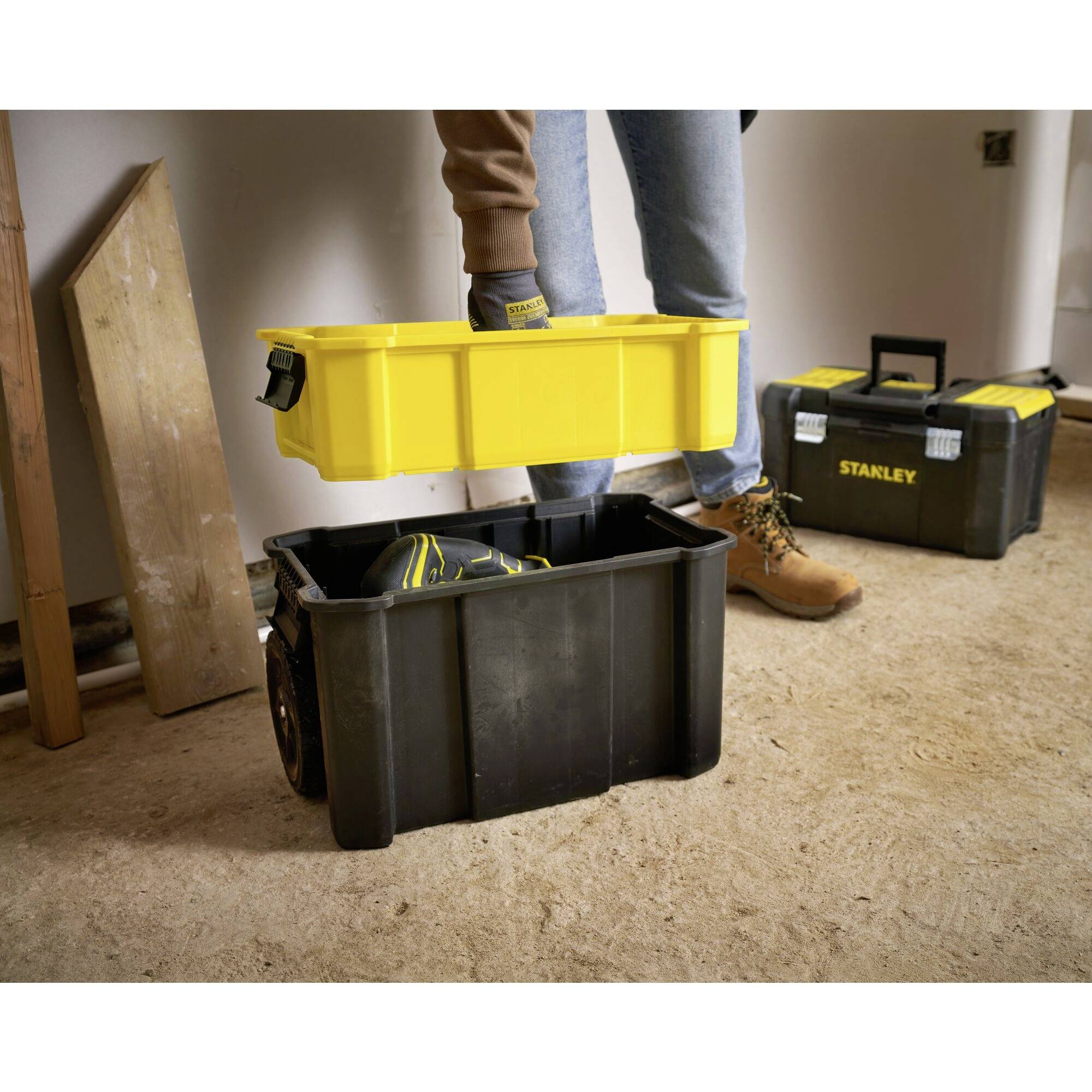 STANLEY STST1-80151 Werkzeugkasten unbestückt Schwarz, Gelb