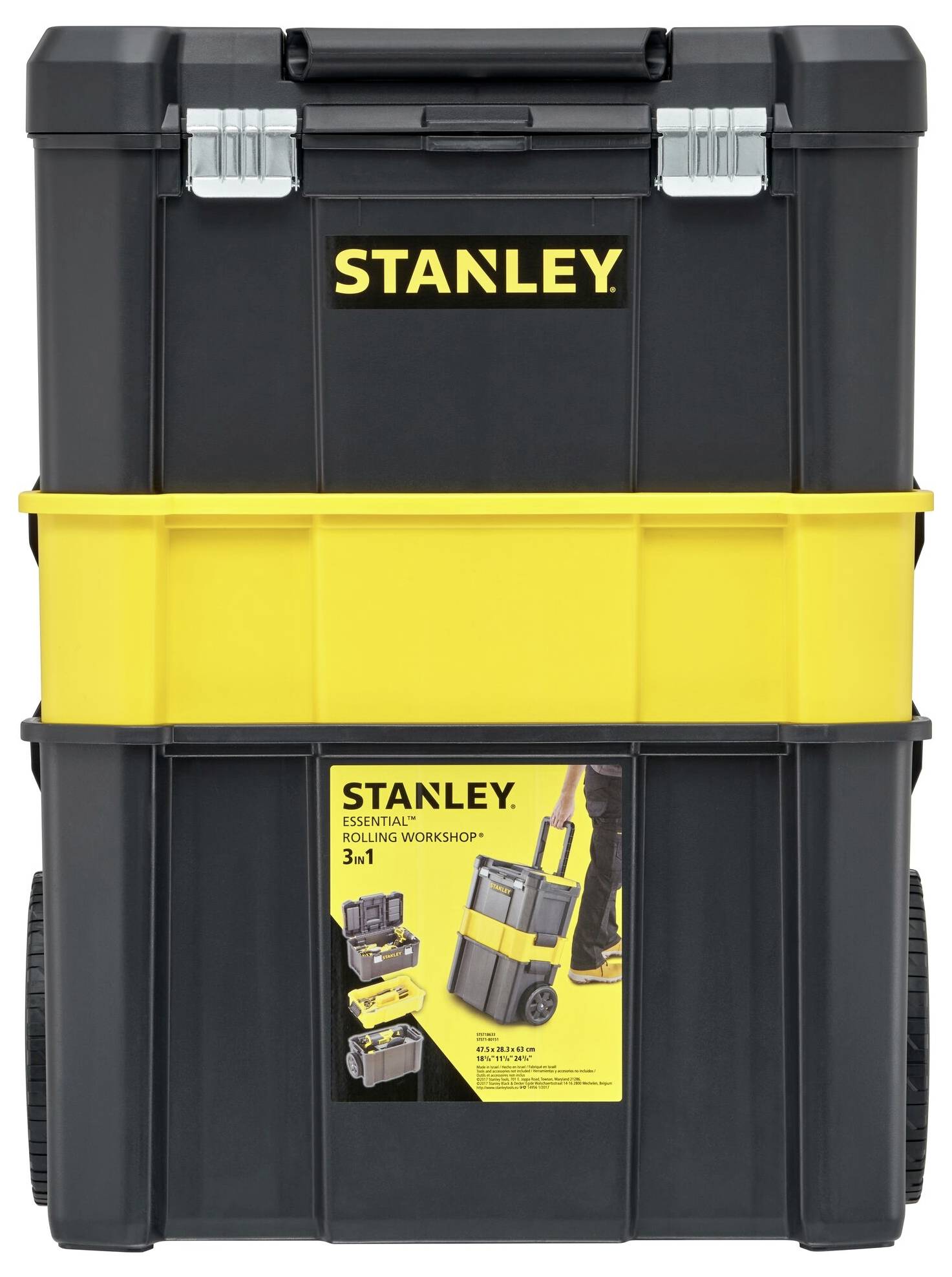 STANLEY STST1-80151 Werkzeugkasten unbestückt Schwarz, Gelb