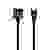 Ansmann Apple iPad/iPhone/iPod Ladekabel [1x USB 2.0 Stecker A - 1x Apple Lightning-Stecker] 1.20m Schwarz