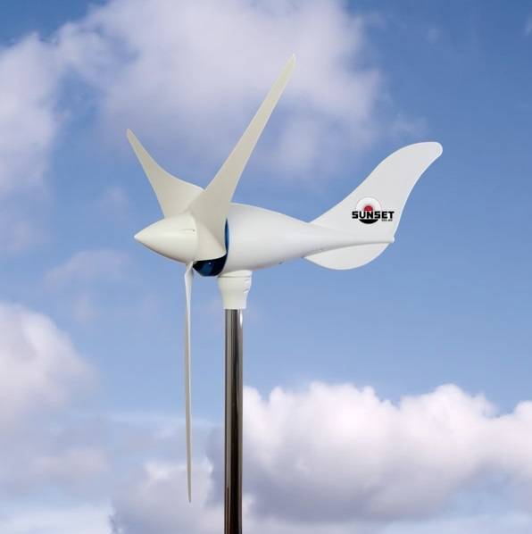 Sunset 15544 WG 1200 Windgenerator Leistung (bei 10m/s) 290W 12 V, 24V