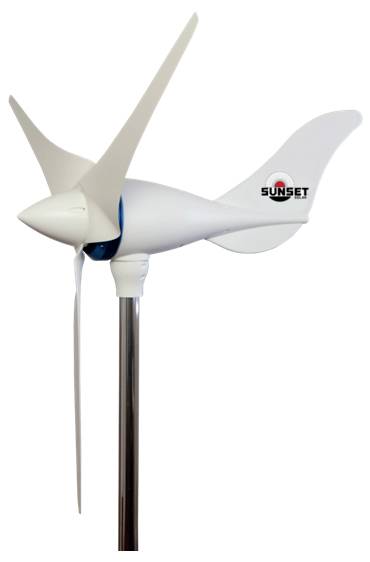 Sunset 15544 WG 1200 Windgenerator Leistung (bei 10m/s) 290W 12 V, 24V