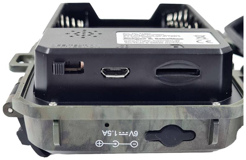 Berger & Schröter Mini Wildkamera 20 Megapixel Black LEDs, Low-Glow-LEDs, Zeitrafferfunktion Camouflage