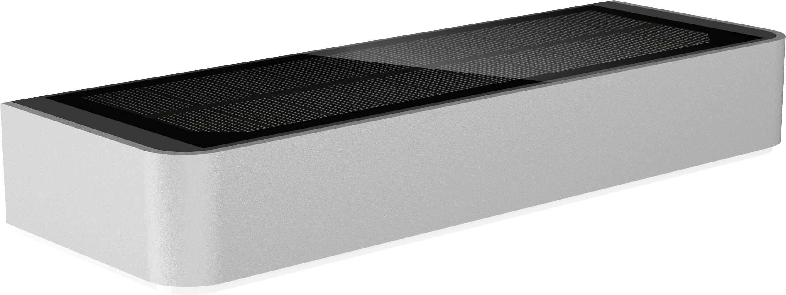 Steinel SOL-O 052676 Solar-Außenwandleuchte 0.07W Warmweiß Silber