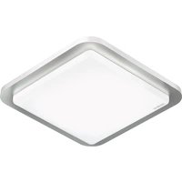 Steinel 052539 RS LED D2 S LED-Deckenleuchte mit Bewegungsmelder LED LED fest eingebaut 8.8W Silber Steinel 052539 RS LED D2 S LED-Deckenleuchte mit Bewegungsmelder LED LED fest eingebaut 8.8W Silber