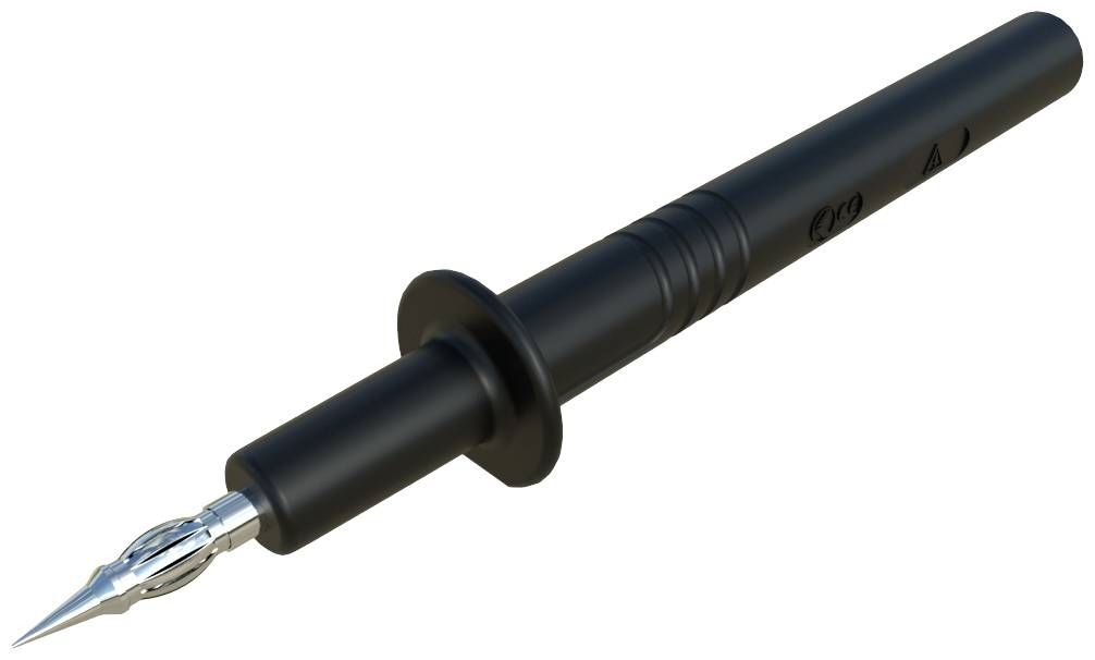 SKS Hirschmann PRUEF 3 sw Prüfspitze Steckanschluss 4 mm Ohne Messkategorie Schwarz 1 St.