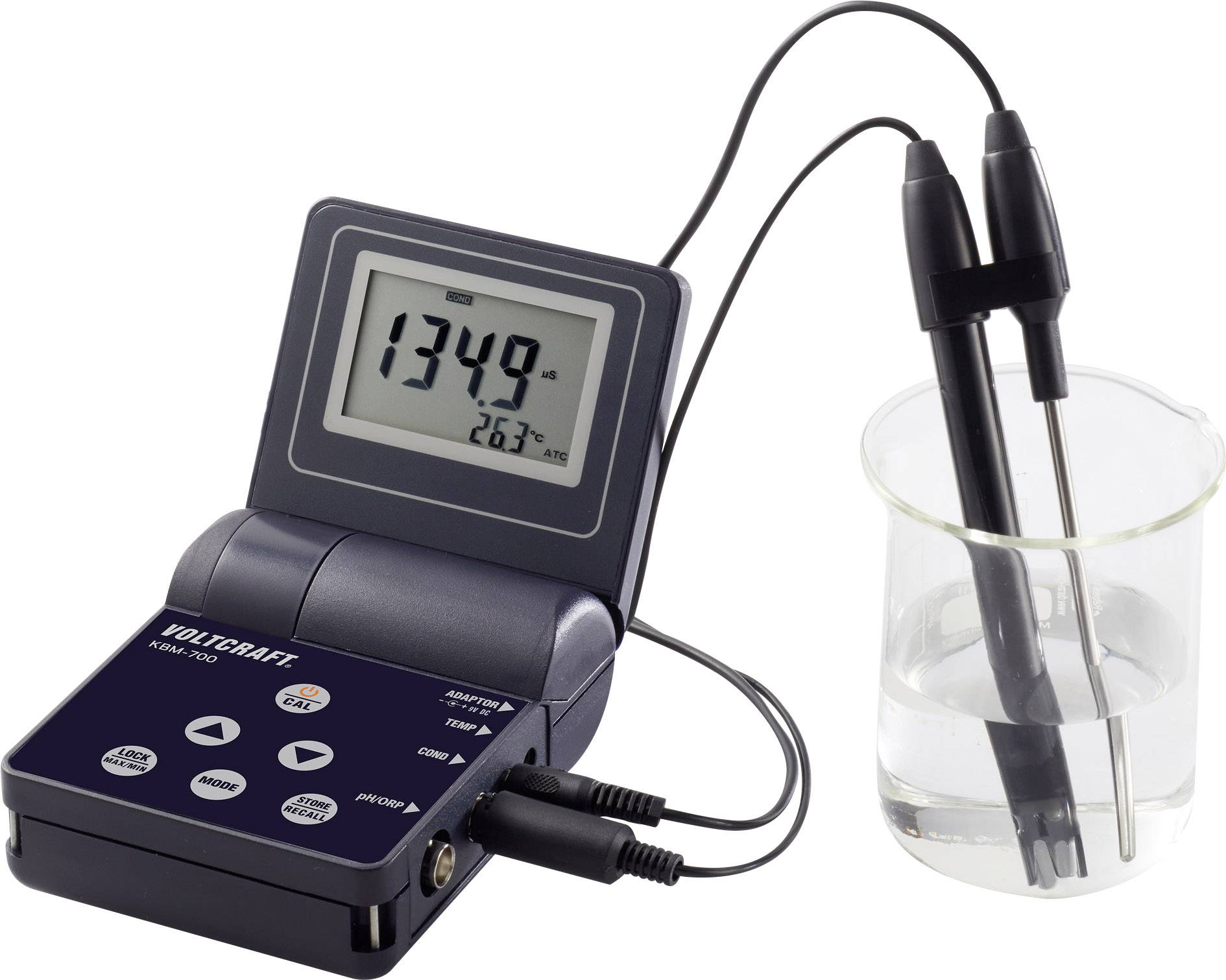 VOLTCRAFT KBM700 KombiMessgerät Leitfähigkeit, pHWert, Redox (ORP