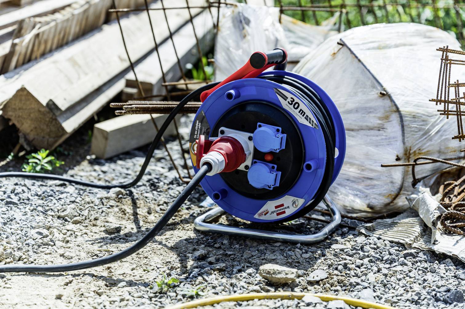 Brennenstuhl 1182720 Kabeltrommel 30.00 m Schwarz CEE-Kupplung 16 A 5polig