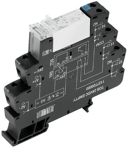 Weidmüller Koppelrelais TRS 12VDC 1CO 16A 10 St.
