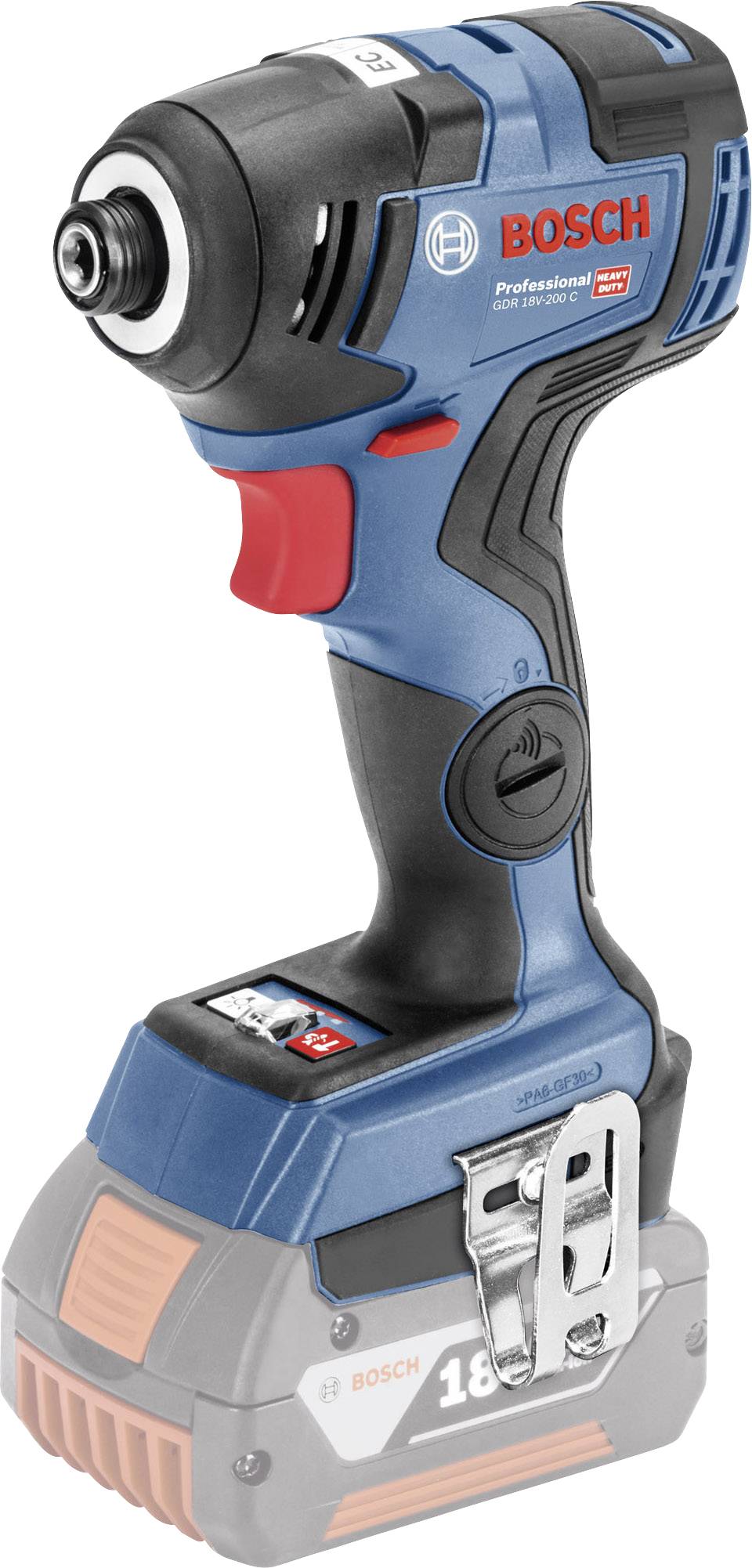 Bosch Professional GDR 18 V-200 C solo C & G L-B con.ready 06019G4102 Akku-Drehschlagschrauber 200 Nm 18 V Li-Ion ohne Akku, inkl. Koffer