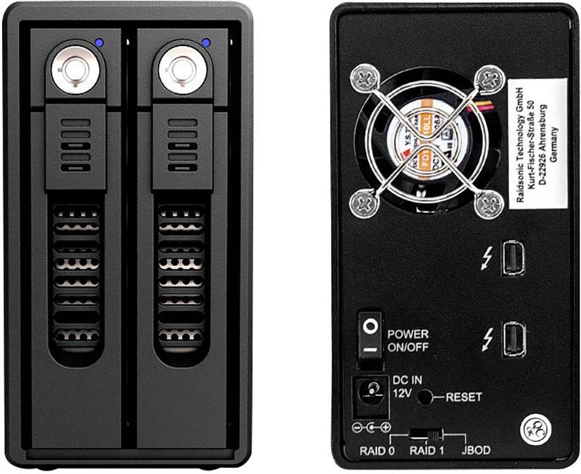 ICY BOX GR3660-TB2 8.9cm (3.5 Zoll) Festplattengehäuse 2.5 Zoll, 3.5 Zoll Thunderbolt 2