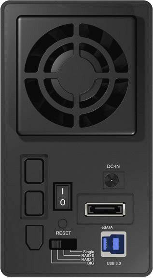 ICY BOX IB-RD3662U3S Gehäuse 3.5 Zoll USB 3.2 Gen 1 (USB 3.0), eSATA