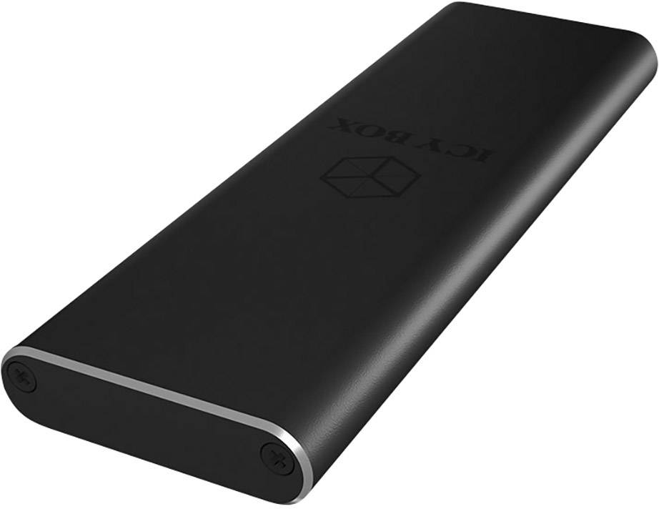 ICY BOX IB-183M2 M.2 SSD-Gehäuse USB-A (USB 3.0) 5 GBit/s M.2 SATA 2230, 2242, 2260, 2280 IB-183M2