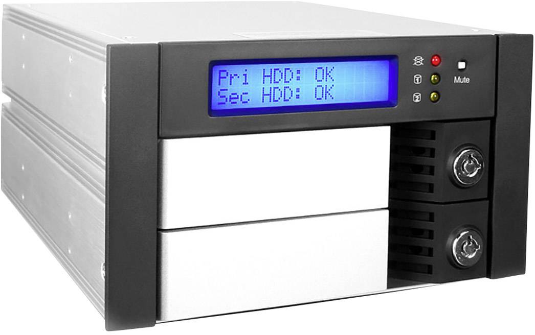 RAIDON SR2611-2S-S2R+ SATA-Festplatten-Gehäuse 3.5 Zoll SATA III, Molex