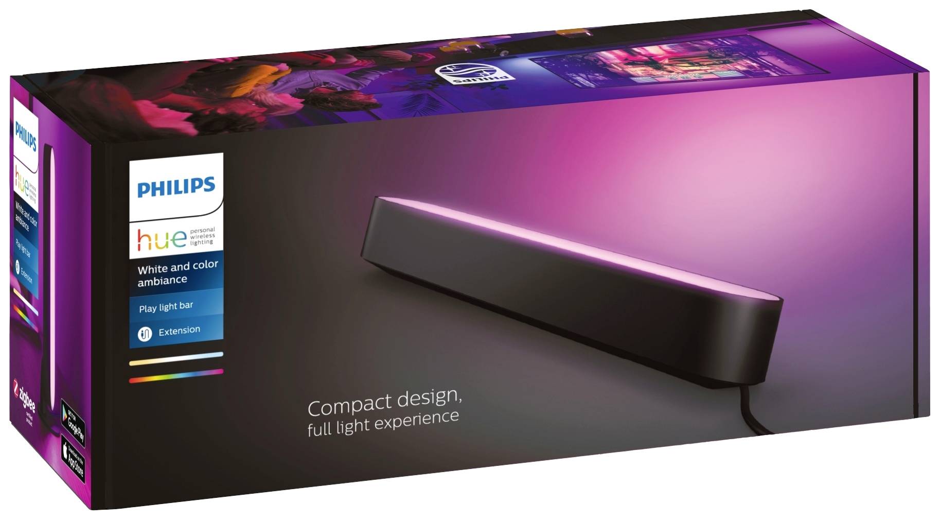 Philips LED LED Lightbar Erweiterung 78203/30/P7 Play LED fest eingebaut 6 W RGBW