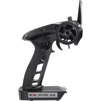 Reely GT6 EVO Pistolengriff-Fernsteuerung 2,4 GHz Anzahl Kanäle: 6 inkl. Empfänger Reely GT6 EVO Pistolengriff-Fernsteuerung 2,4 GHz Anzahl Kanäle: 6 inkl. Empfänger