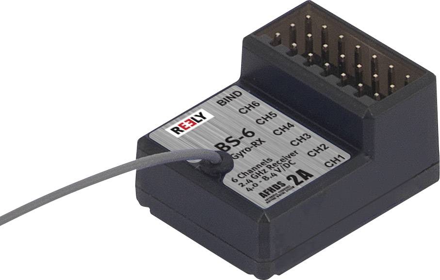 Reely GT6 EVO Pistolengriff-Fernsteuerung 2,4 GHz Anzahl Kanäle: 6 inkl. Empfänger