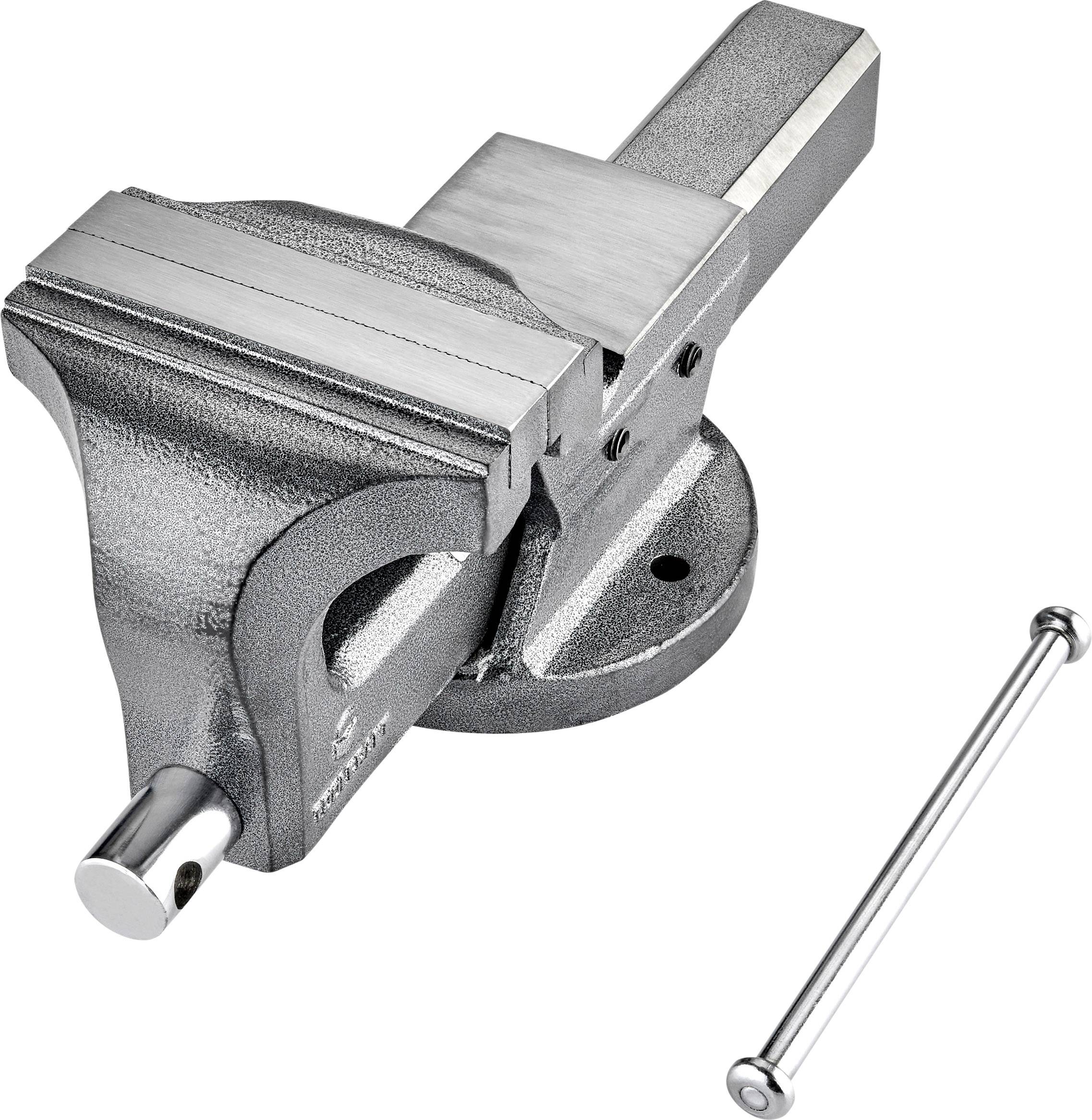 TOOLCRAFT TO-5342445 Schraubstock TO-5342445 Backenbreite: 100mm Spann-Weite (max.): 125mm