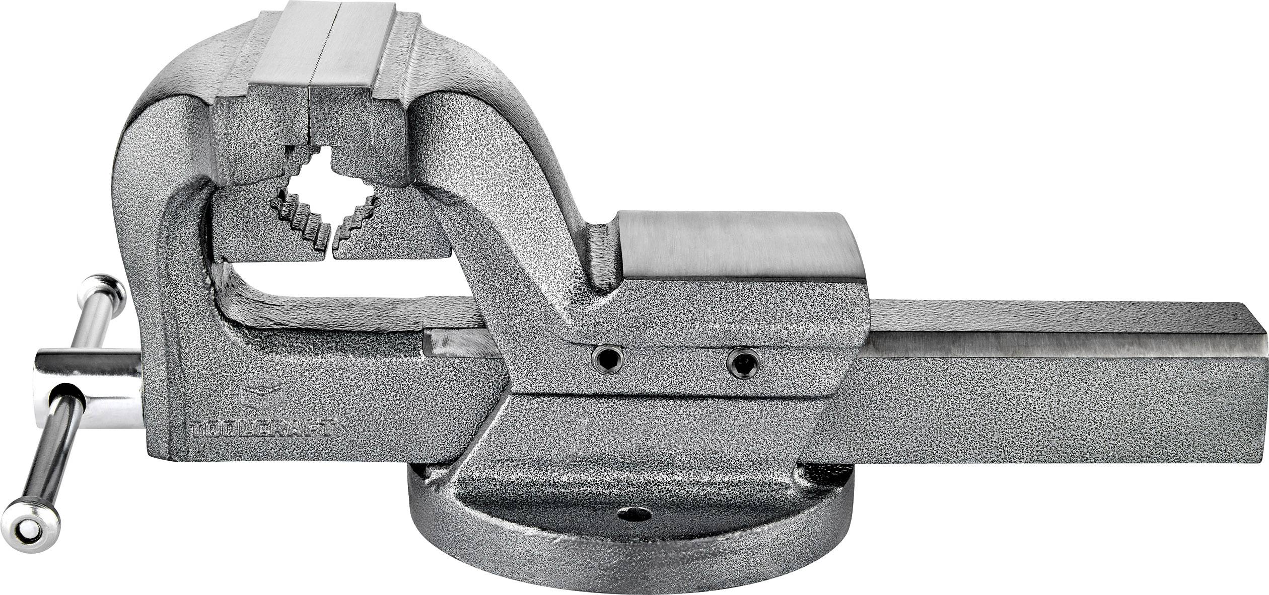 TOOLCRAFT TO-5342445 Schraubstock TO-5342445 Backenbreite: 100mm Spann-Weite (max.): 125mm