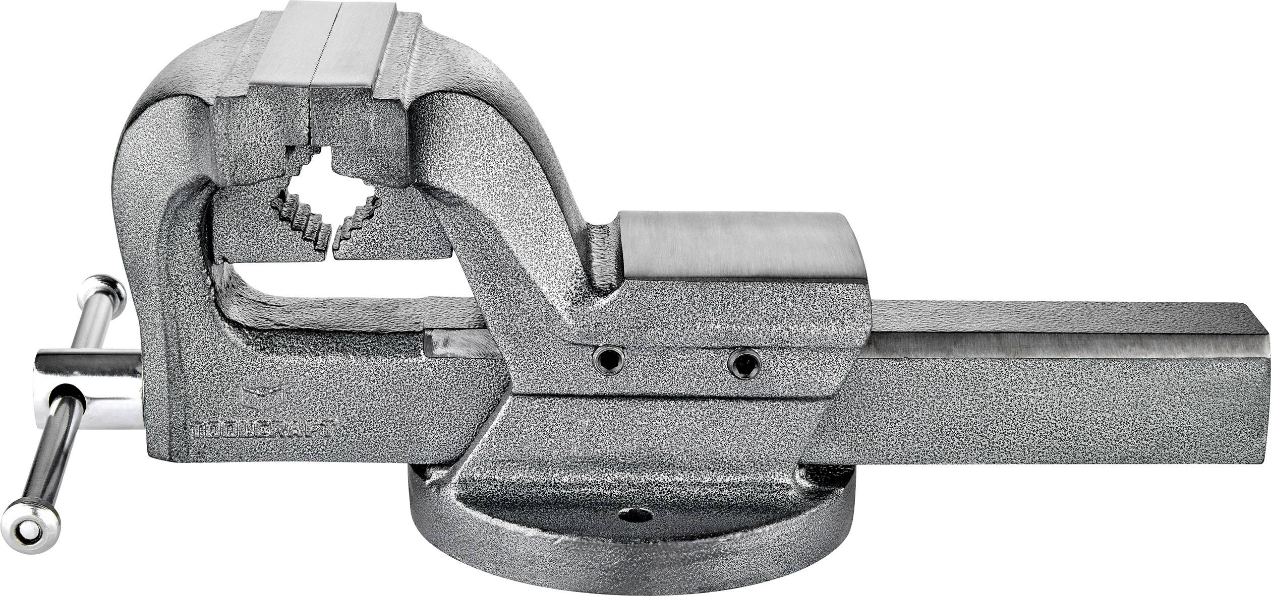 TOOLCRAFT TO-5342448 Schraubstock TO-5342448 Backenbreite: 125mm Spann-Weite (max.): 150mm