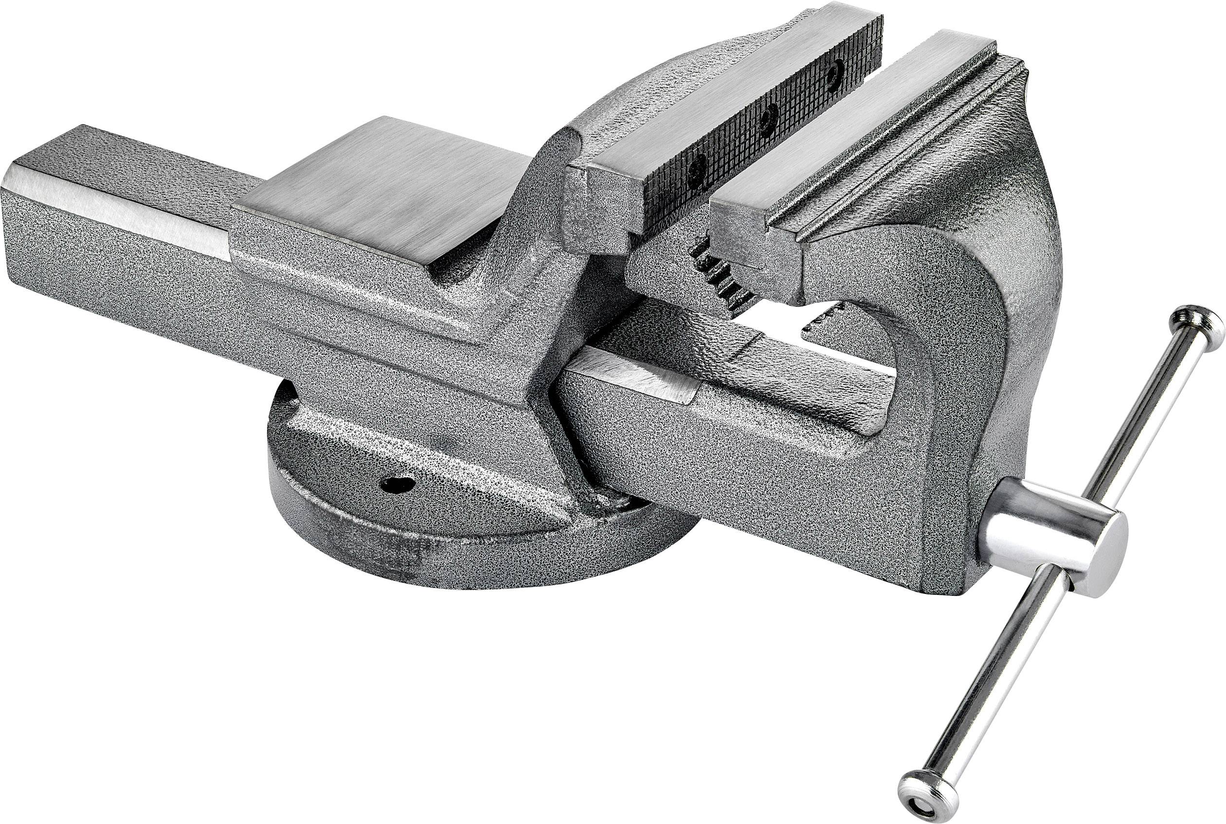 TOOLCRAFT TO-5342448 Schraubstock TO-5342448 Backenbreite: 125mm Spann-Weite (max.): 150mm