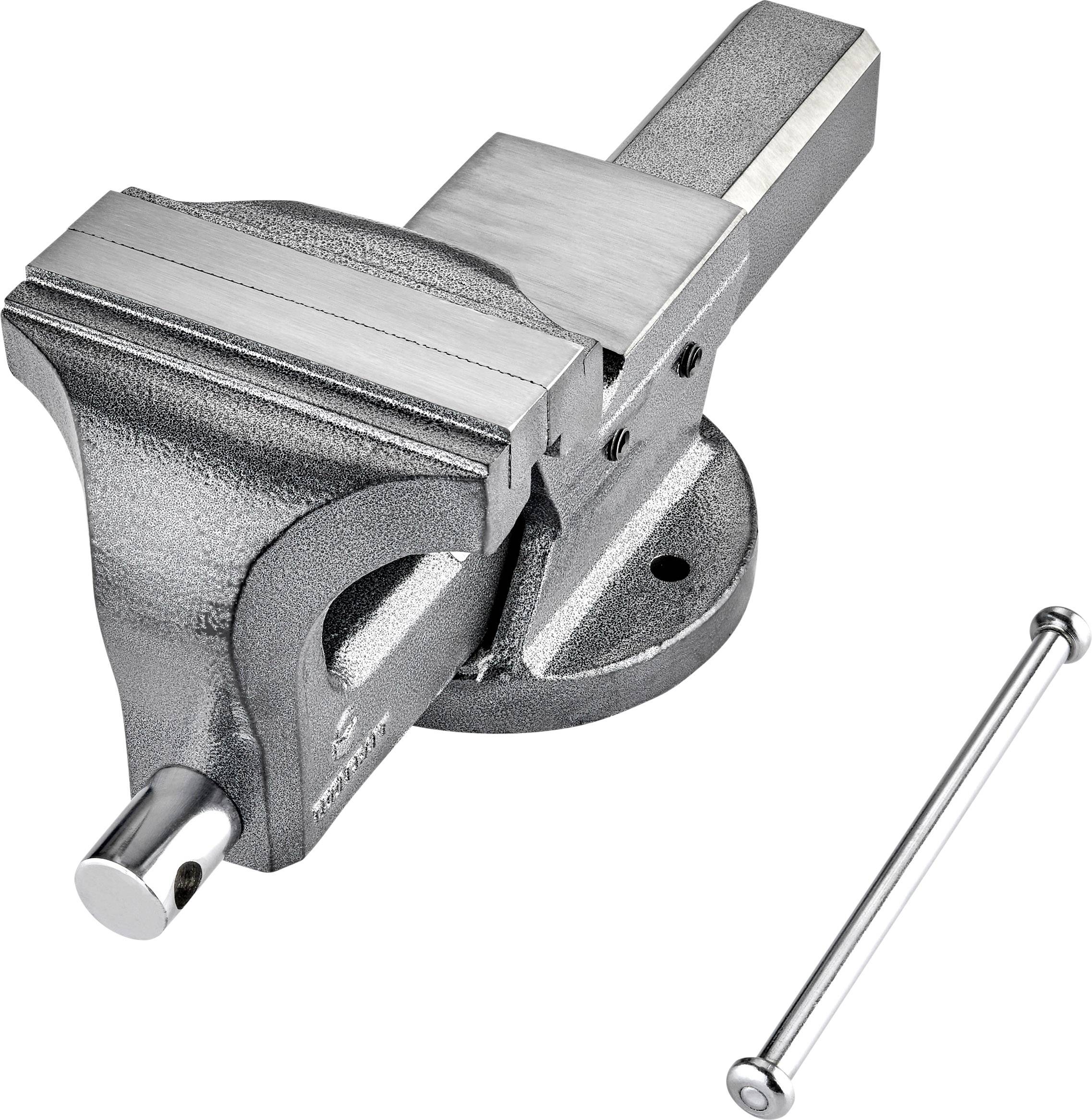 TOOLCRAFT TO-5342448 Schraubstock TO-5342448 Backenbreite: 125mm Spann-Weite (max.): 150mm