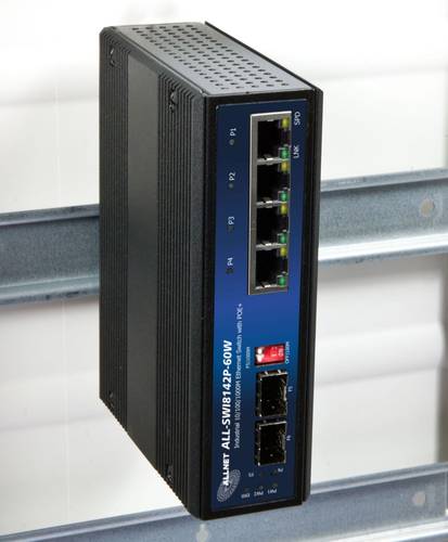 ALL-SWI8142P-60W Netzwerk Switch 4 Port PoE-Funktion