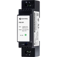 C-Control PSD-301 Hutschienen-Netzteil (DIN-Rail) Verbrauch (StandBy) 0.3W 12 V/DC 0.85A 10W Anzahl Ausgänge:1 x Inhalt 1St. C-Control PSD-301 Hutschienen-Netzteil (DIN-Rail) Verbrauch (StandBy) 0.3W 12 V/DC 0.85A 10W Anzahl Ausgänge:1 x Inhalt 1St.
