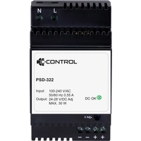 C-Control PSD-322 Hutschienen-Netzteil (DIN-Rail) Verbrauch (StandBy) 0.3 W 24 V/DC 1.25 A 30 W Anzahl Ausgänge:1 x Inhalt 1 St. C-Control PSD-322 Hutschienen-Netzteil (DIN-Rail) Verbrauch (StandBy) 0.3 W 24 V/DC 1.25 A 30 W Anzahl Ausgänge:1 x Inhalt 1 St.