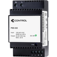 C-Control PSD-322 Hutschienen-Netzteil (DIN-Rail) Verbrauch (StandBy) 0.3 W 24 V/DC 1.25 A 30 W Anzahl Ausgänge:1 x Inhalt 1 St. C-Control PSD-322 Hutschienen-Netzteil (DIN-Rail) Verbrauch (StandBy) 0.3 W 24 V/DC 1.25 A 30 W Anzahl Ausgänge:1 x Inhalt 1 St.