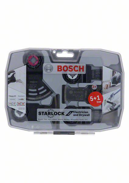Bosch Accessories 2608664622 Best of Elektriker Tauchsägeblatt-Set 6teilig 1 Set
