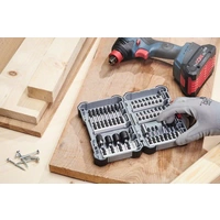 Bosch Accessories 2608577148 Bit-Set Schlitz, Kreuzschlitz Pozidriv, Kreuzschlitz Phillips, Innen-Sechsrund (TX) Torsionszone Bosch Accessories 2608577148 Bit-Set Schlitz, Kreuzschlitz Pozidriv, Kreuzschlitz Phillips, Innen-Sechsrund (TX) Torsionszone