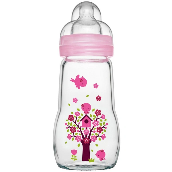 MAM 67036722 MAM Feel Good Glass Bottle 260 ml Md. MAM 67036722 MAM Feel Good Glass Bottle 260 ml Md.