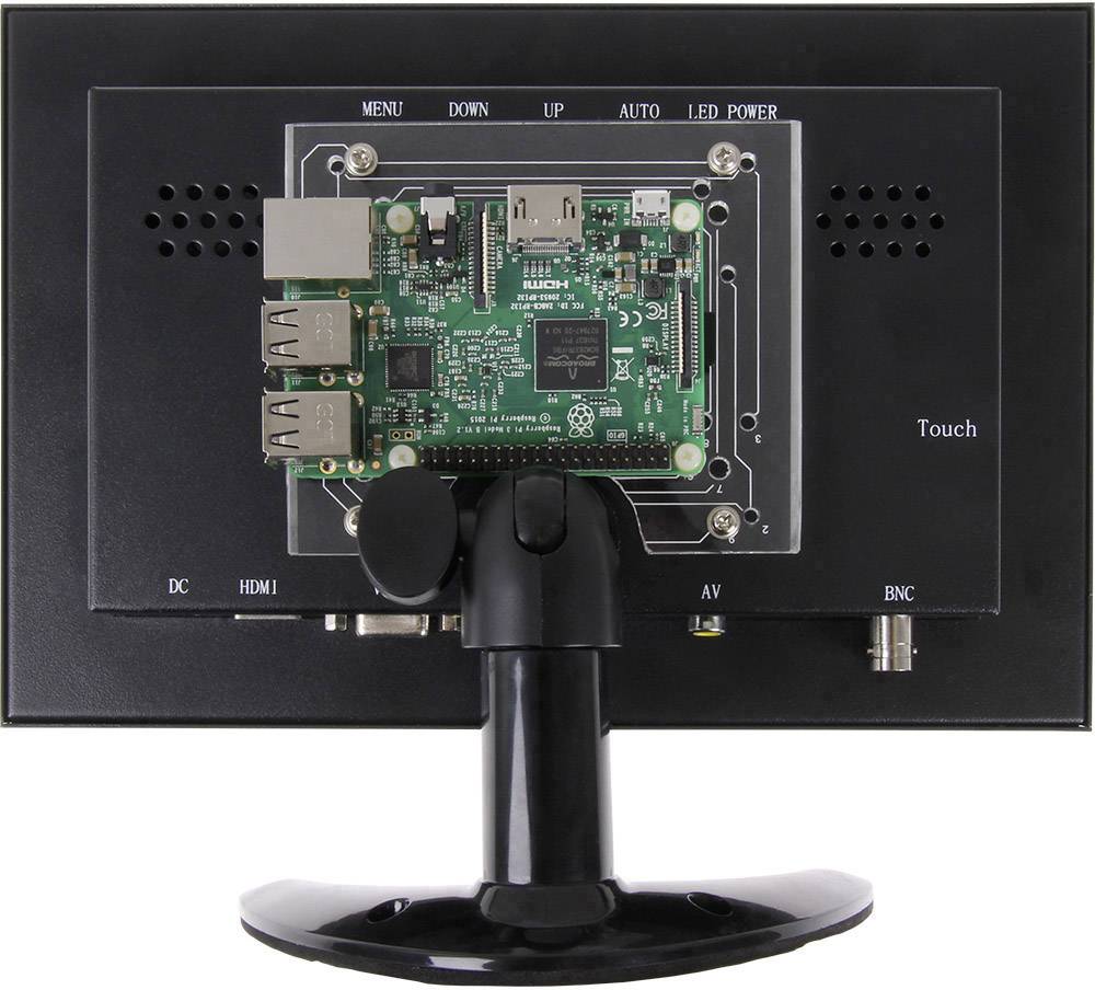 Joy-it Multitouch Bundle Touchscreen-Monitor 25.7cm (10.1 Zoll) 1280 x 800 Pixel Passend für: Raspberry Pi inkl. SBC-Aufnahme