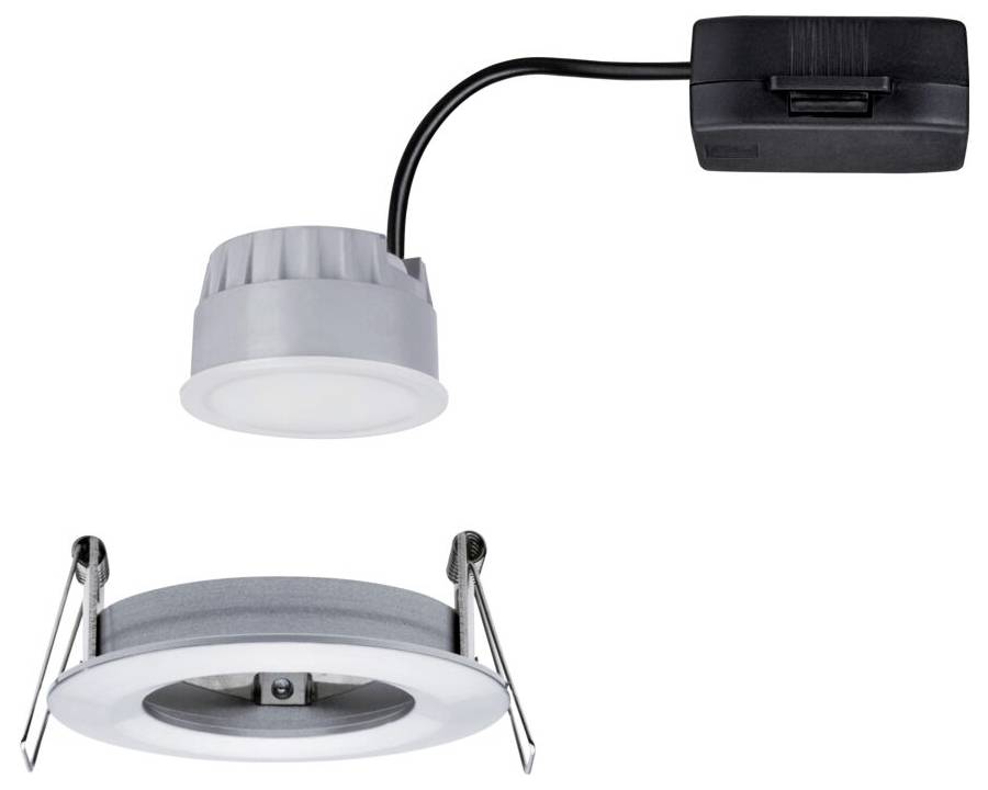 Paulmann Nova Bad-Einbauleuchte LED EEK: G (A - G) LED 6 W IP44 Aluminium (gedreht)