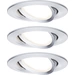 Paulmann 93451 Nova Einbauleuchte 3er Set LED LED 18W Aluminium (gedreht) Paulmann 93451 Nova Einbauleuchte 3er Set LED LED 18W Aluminium (gedreht)