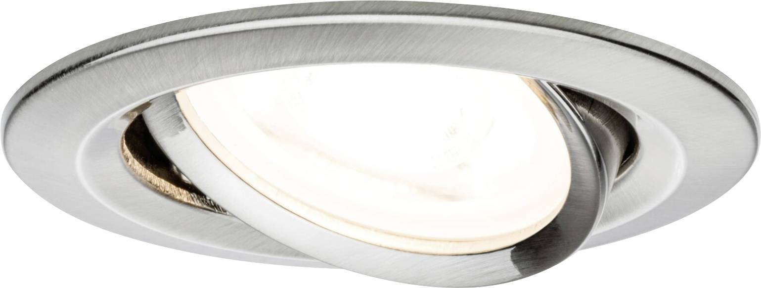 Paulmann 93464 Nova Einbauleuchte LED GU10 6.5W Eisen (gebürstet)