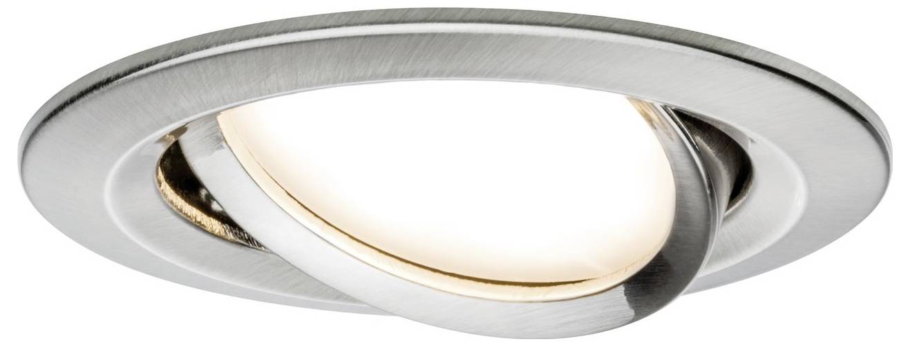 Paulmann 93447 Nova Einbauleuchte 3er Set LED LED 18W Eisen (gebürstet)