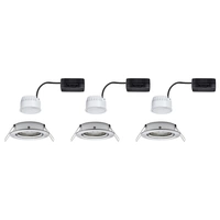 Paulmann 93447 Nova Einbauleuchte 3er Set LED LED 18W Eisen (gebürstet) Paulmann 93447 Nova Einbauleuchte 3er Set LED LED 18W Eisen (gebürstet)