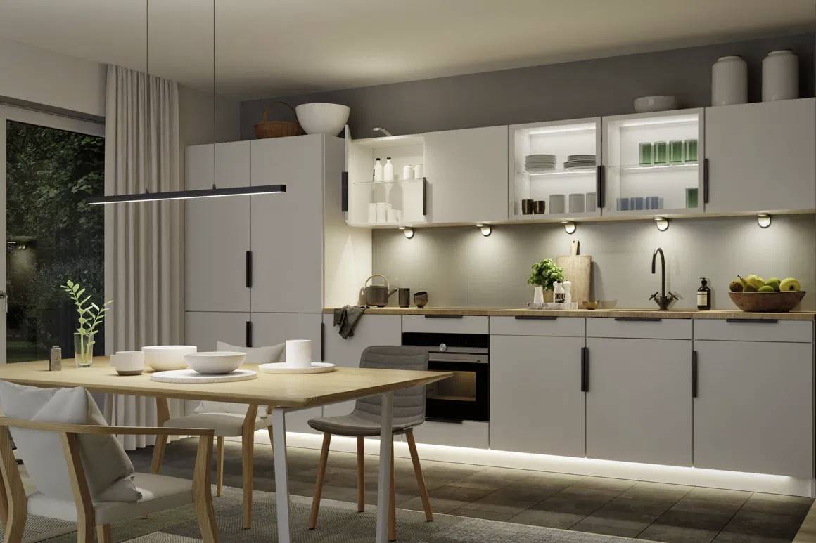 Paulmann Lento 79693 LED-Pendelleuchte LED LED fest eingebaut 37W Schwarz (glänzend)