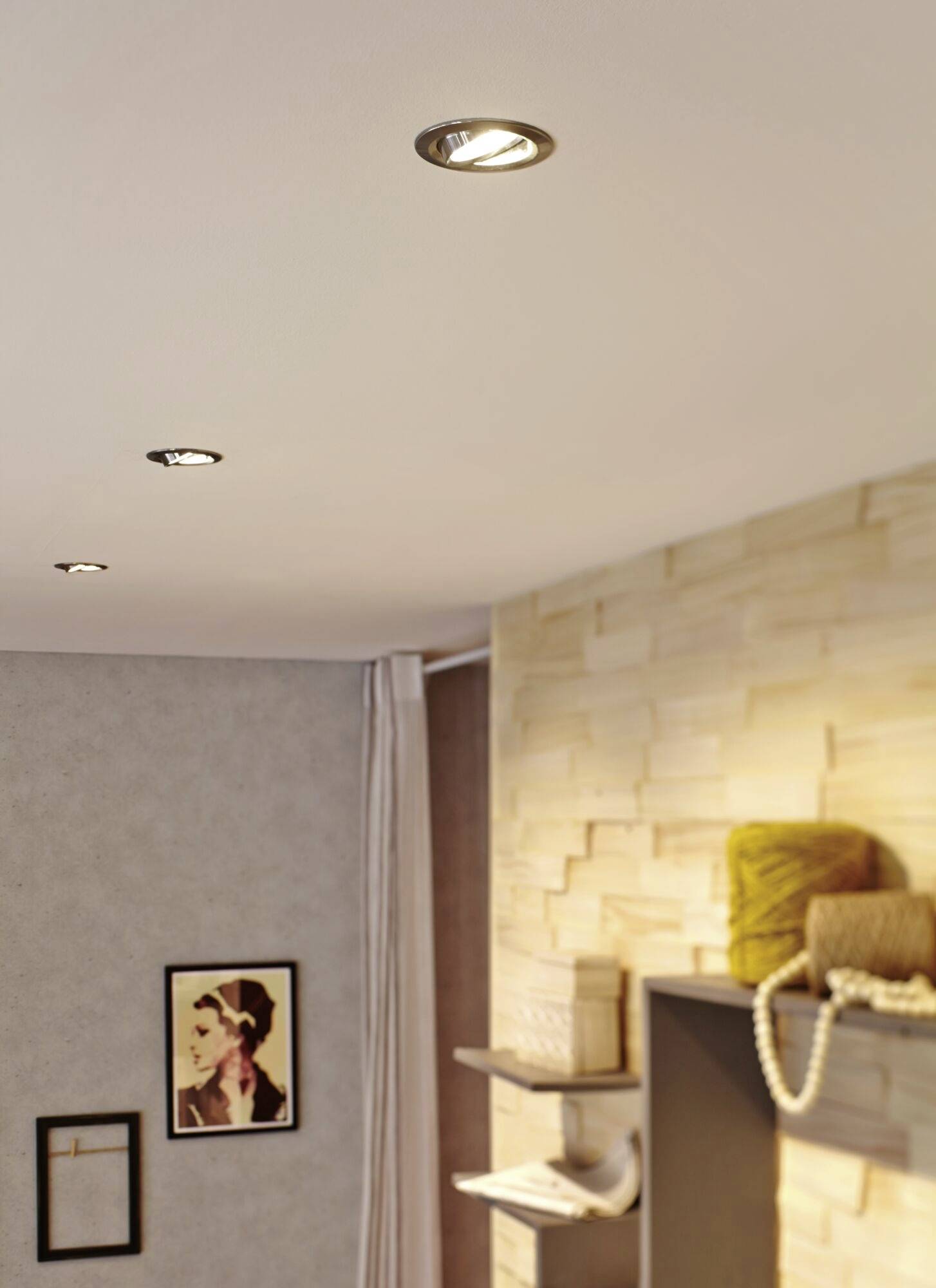 Paulmann 93488 Nova Einbauleuchte 3er Set LED LED 18W Chrom (glänzend)