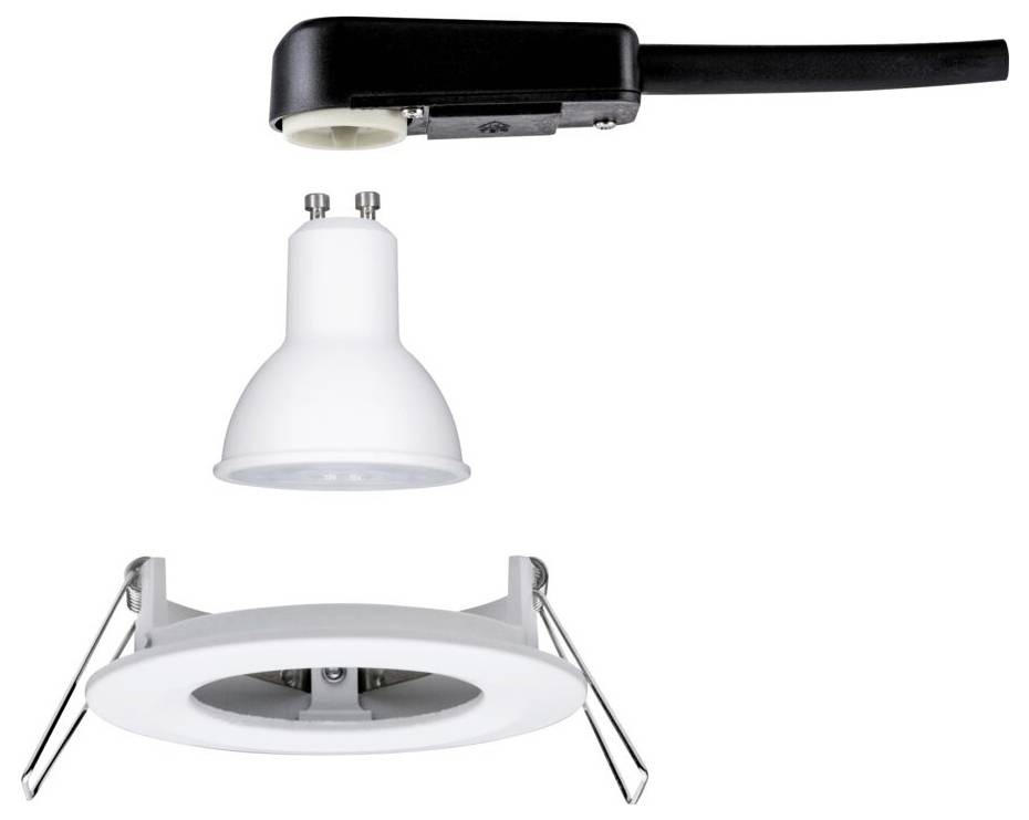 Paulmann Nova Bad-Einbauleuchte LED GU10 6.5W IP44 Weiß (matt)