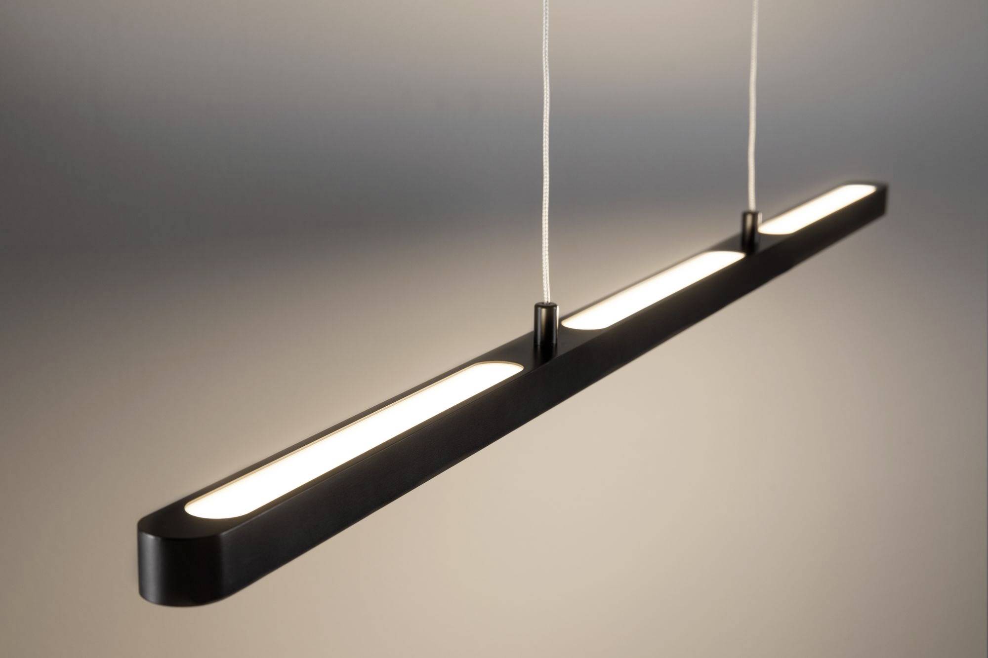 Paulmann Lento 79694 LED-Pendelleuchte LED LED fest eingebaut 43 W Schwarz (glänzend)