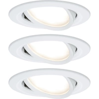 Paulmann 93449 Nova Einbauleuchte 3er Set LED LED 18W Weiß (matt) Paulmann 93449 Nova Einbauleuchte 3er Set LED LED 18W Weiß (matt)